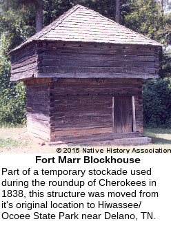 Fort Marr Blockhouse and Map of Fort Cass