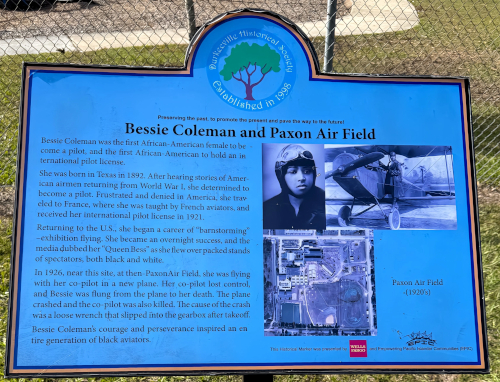 Bessie Coleman Historical Marker in Jacksonville, Florida