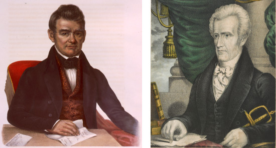Principal Chief John Ross and President Andrew Jackson