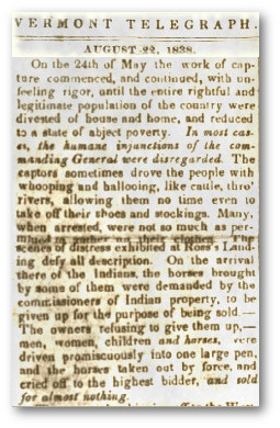 Vermont Telegraph August 22, 1838